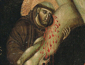 Particolare crocefisso - Maestro di San Francesco - Assisi, S. Chiara - 1 Particolare crocefisso - Maestro di San Francesco - Assisi, S. Chiara - 1